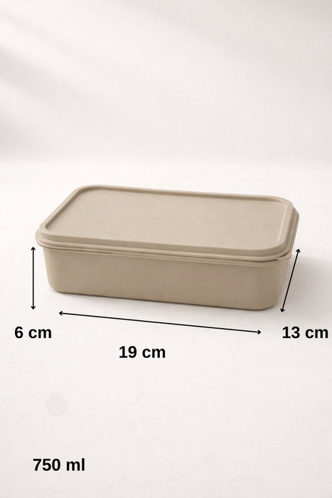 Hermia Juego de 6 Cajas de Almacenamiento Gris BU0055